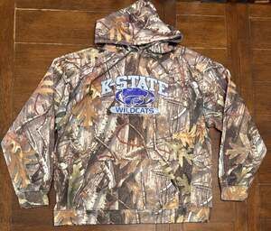 Badger Sport Kansas State University Wildcats Camo Fleece Hoodie
